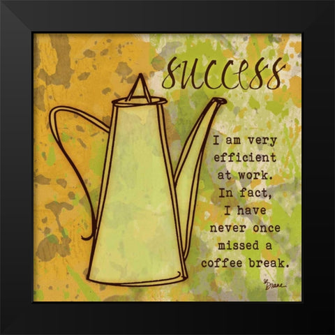 Success Carafe Black Modern Wood Framed Art Print by Stimson, Diane