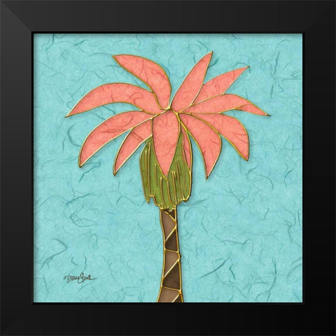 Tropical Palm 4 Black Modern Wood Framed Art Print by Stimson, Diane