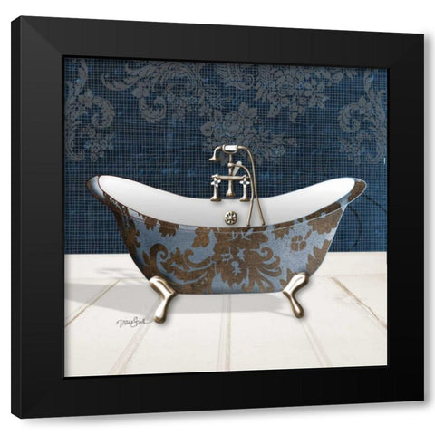 Lacey Tub 6 Black Modern Wood Framed Art Print with Double Matting by Stimson, Diane