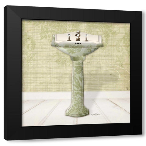 Lacey Sink 4 Black Modern Wood Framed Art Print with Double Matting by Stimson, Diane