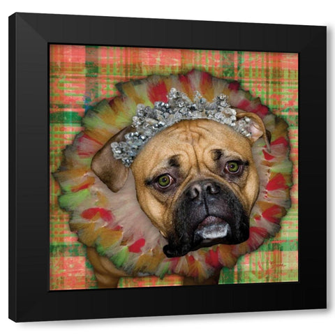 Princess Black Modern Wood Framed Art Print by Stimson, Diane