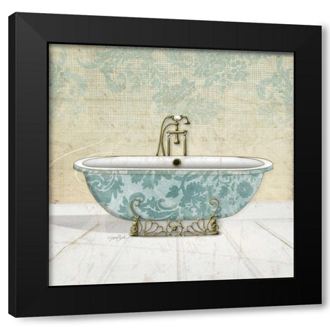 LaceyTub 3 Black Modern Wood Framed Art Print with Double Matting by Stimson, Diane