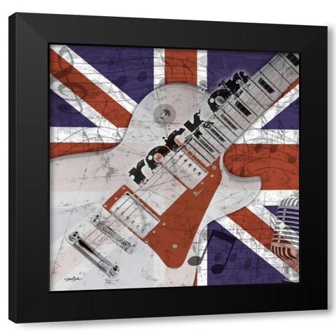 Union Rock 2 Black Modern Wood Framed Art Print by Stimson, Diane