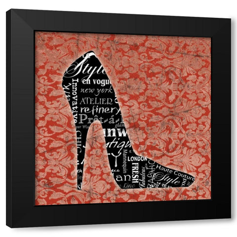 Runway 3 Black Modern Wood Framed Art Print by Stimson, Diane