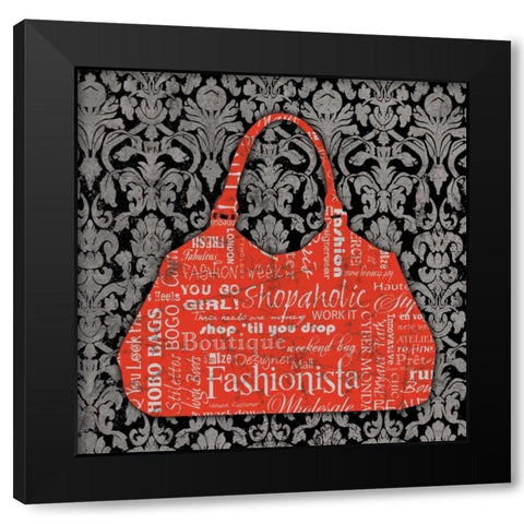 Runway 4 Black Modern Wood Framed Art Print with Double Matting by Stimson, Diane