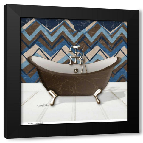 Geo Tub 2 Black Modern Wood Framed Art Print by Stimson, Diane