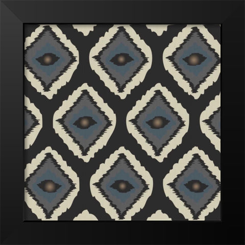 Eye Cat 1 Black Modern Wood Framed Art Print by Stimson, Diane