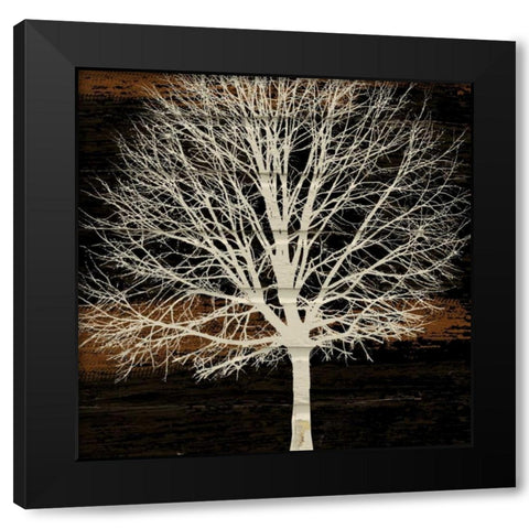 Night Tree Black Modern Wood Framed Art Print by Stimson, Diane