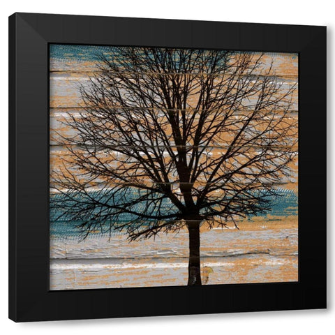 DayTree Black Modern Wood Framed Art Print with Double Matting by Stimson, Diane