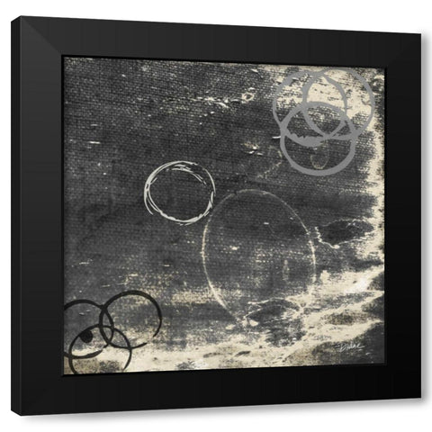 Somber 2 Black Modern Wood Framed Art Print with Double Matting by Stimson, Diane
