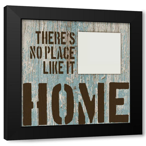 Home Grunge Black Modern Wood Framed Art Print with Double Matting by Stimson, Diane