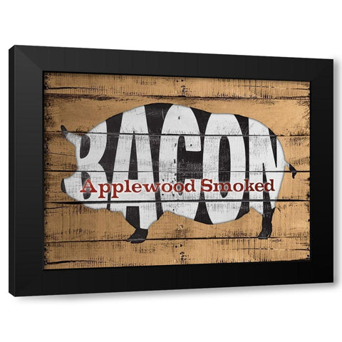 Applewood Smoked Black Modern Wood Framed Art Print with Double Matting by Stimson, Diane