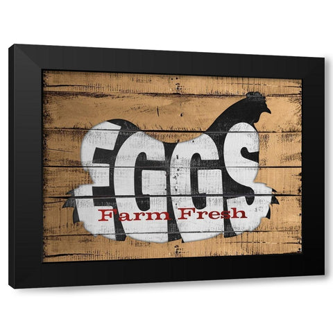 Farm Fresh Black Modern Wood Framed Art Print with Double Matting by Stimson, Diane