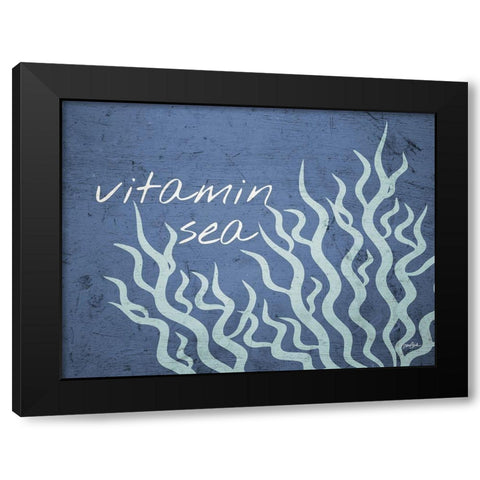 Vitamin Sea Black Modern Wood Framed Art Print with Double Matting by Stimson, Diane