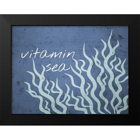 Vitamin Sea Black Modern Wood Framed Art Print by Stimson, Diane