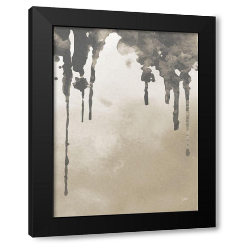 Neutral Abstract 2 Black Modern Wood Framed Art Print by Stimson, Diane