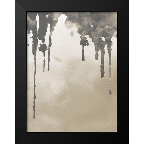 Neutral Abstract 2 Black Modern Wood Framed Art Print by Stimson, Diane