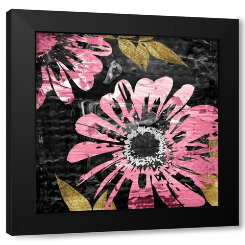 Black Rose 1 Black Modern Wood Framed Art Print by Stimson, Diane