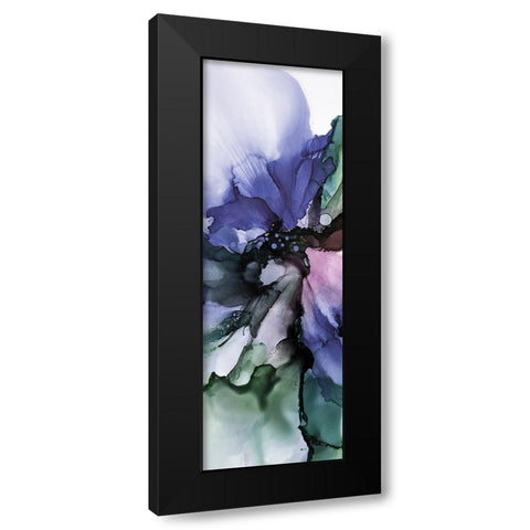 Vibrant Floral 2 Black Modern Wood Framed Art Print with Double Matting by Debs, Emma Catherine