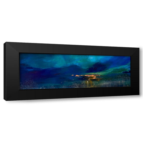 Deep Dive Seascape Black Modern Wood Framed Art Print with Double Matting by Debs, Emma Catherine