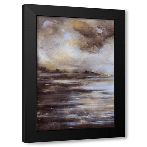 Light and Shadow Black Modern Wood Framed Art Print with Double Matting by Debs, Emma Catherine