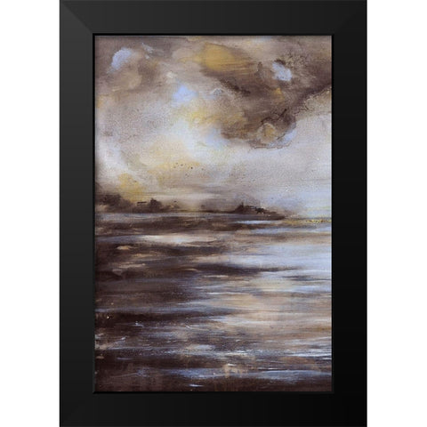 Light and Shadow Black Modern Wood Framed Art Print by Debs, Emma Catherine