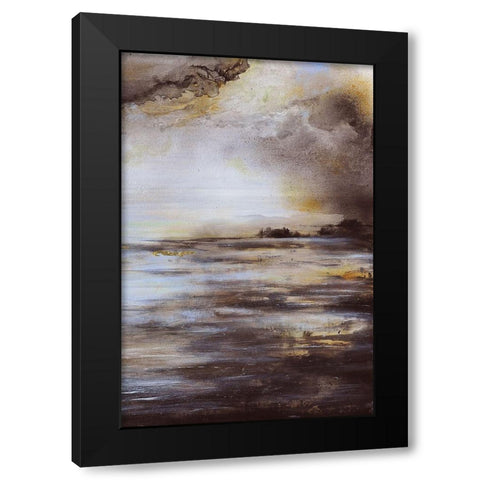 Light and Shadow Black Modern Wood Framed Art Print by Debs, Emma Catherine