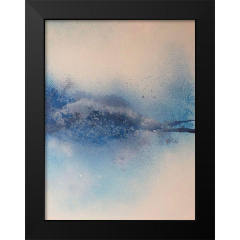 Mysterious Land Black Modern Wood Framed Art Print by Debs, Emma Catherine