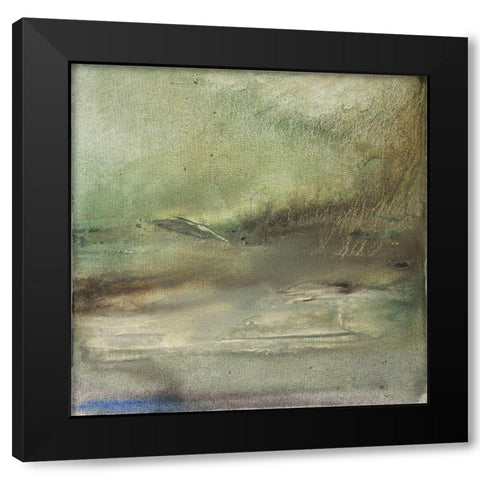 Primordial Vista 3 Black Modern Wood Framed Art Print by Debs, Emma Catherine