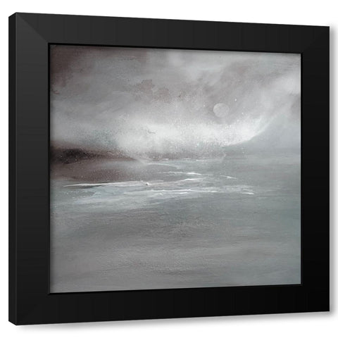 Tranquil Waters Black Modern Wood Framed Art Print by Debs, Emma Catherine