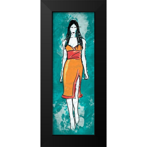 Runway Style Black Modern Wood Framed Art Print by Rodriquez Jr, Enrique