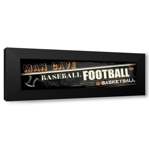 Mancave A2 Black Modern Wood Framed Art Print with Double Matting by Rodriquez Jr, Enrique