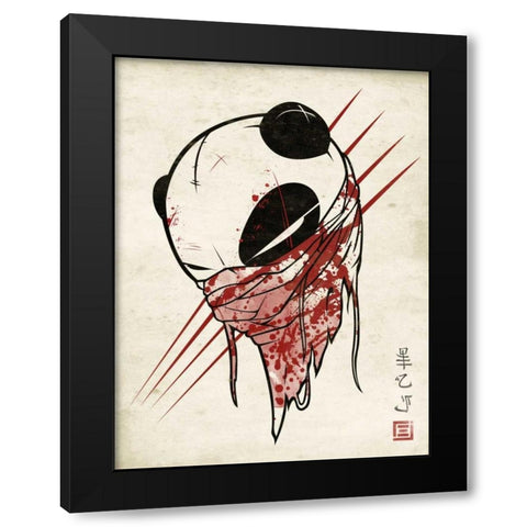 Pandana Black Modern Wood Framed Art Print with Double Matting by Rodriquez Jr, Enrique