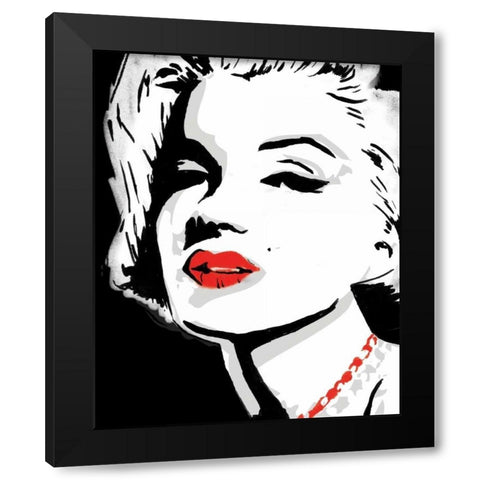 Monroe 6 Black Modern Wood Framed Art Print with Double Matting by Rodriquez Jr, Enrique