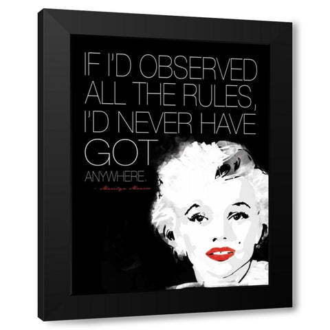 Monroe 2 Black Modern Wood Framed Art Print with Double Matting by Rodriquez Jr, Enrique