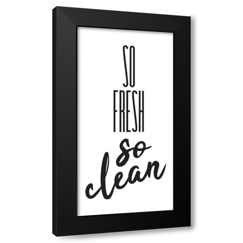 So Fresh Black Modern Wood Framed Art Print with Double Matting by Rodriquez Jr, Enrique