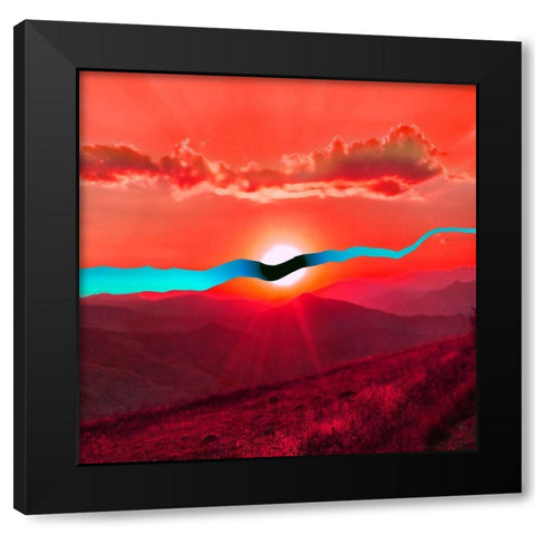 Surgical Summer Black Modern Wood Framed Art Print with Double Matting by Rodriquez Jr, Enrique