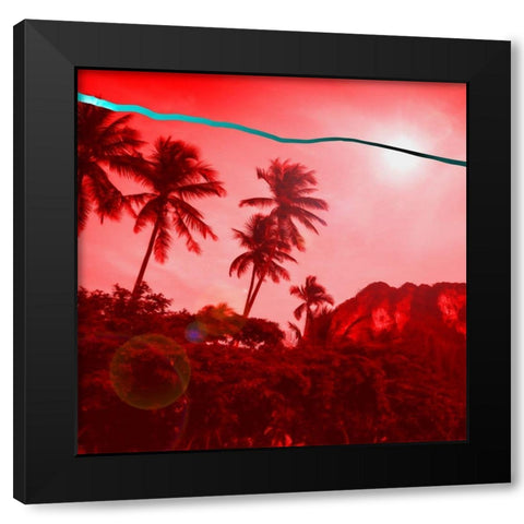 Surgical Summer Three Black Modern Wood Framed Art Print by Rodriquez Jr, Enrique