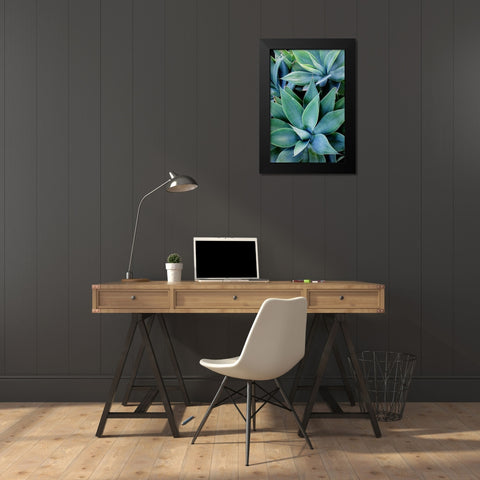 Deep Dive I Black Modern Wood Framed Art Print by Urquhart, Elizabeth