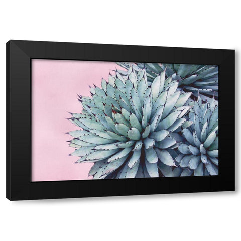Pink Crush IX Black Modern Wood Framed Art Print with Double Matting by Urquhart, Elizabeth