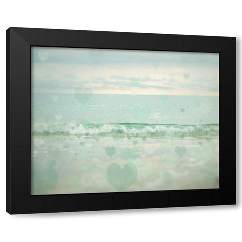 Oceans of Love 1 Black Modern Wood Framed Art Print by Urquhart, Elizabeth