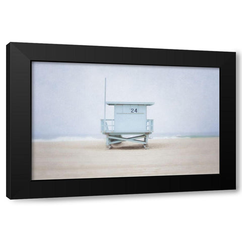 Misty Morning II Black Modern Wood Framed Art Print with Double Matting by Urquhart, Elizabeth