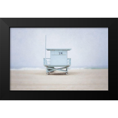 Misty Morning II Black Modern Wood Framed Art Print by Urquhart, Elizabeth