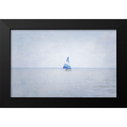 Misty Morning III Black Modern Wood Framed Art Print by Urquhart, Elizabeth