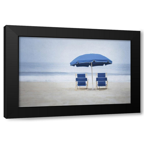 Misty Morning V Black Modern Wood Framed Art Print with Double Matting by Urquhart, Elizabeth