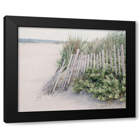 Steps To The Beach I Black Modern Wood Framed Art Print with Double Matting by Urquhart, Elizabeth