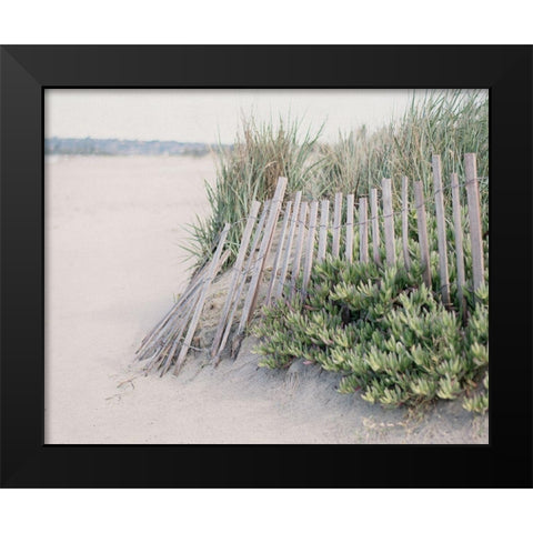 Steps To The Beach I Black Modern Wood Framed Art Print by Urquhart, Elizabeth