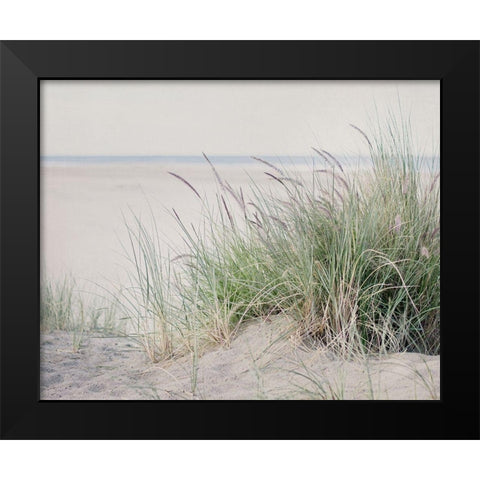 Steps To The Beach II Black Modern Wood Framed Art Print by Urquhart, Elizabeth