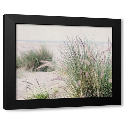 Steps To The Beach III Black Modern Wood Framed Art Print by Urquhart, Elizabeth