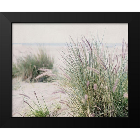 Steps To The Beach III Black Modern Wood Framed Art Print by Urquhart, Elizabeth